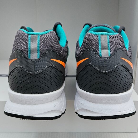 Nike Air Relentless 6 Shoes Mens Size 9.5 Grey/Orange/Teal 843836-002 Sneakers - Picture 6 of 9